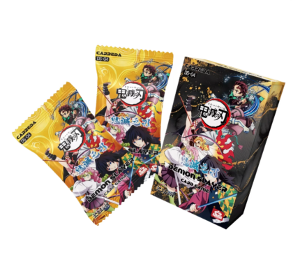 （275）Demon Slayer DS-04 Cards  Anime Character Diamond  Children Christmas Gift-Buy 3 boxes get 1 free