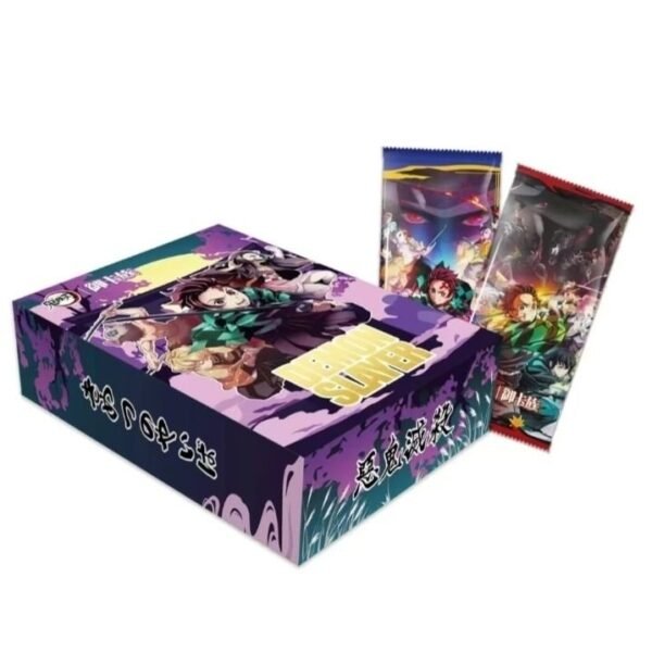 (675)Pre-order(3days) Yuka Tribe Demon Slayer Wisteria Flower Cards Anime Characters Collection Card #1