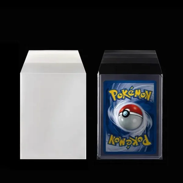 （385）100pcs Pack Graded Card Card Holders Sleeves Bags, Fits For PSA/BGS/SGC/CGC Graded Card, 35PT-180PT Card Holder Toploader