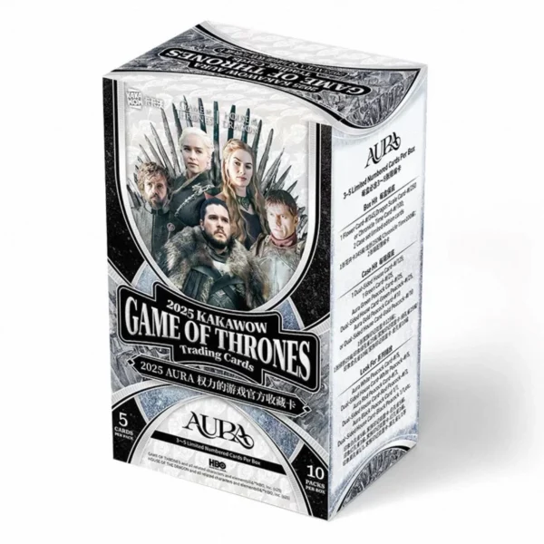 (672)Pre-order(3days) KAKAWOW 2025 AURA Game Of Thrones Trading Cards Supplement Pack Collection Card
