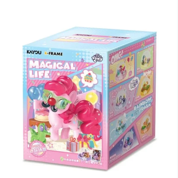 (575) Pre-order(3 days) Kayou My Little Pony K-FRAME Magicallife Mini Scene Anime Character Decoration Blind Box #1