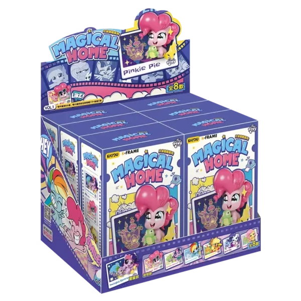 （526) Pre-order(3 days) Kayou My Little Pony MAGICAL HOME Stereoscopic Photo Frame Ornaments Cartoon Blind Box #1