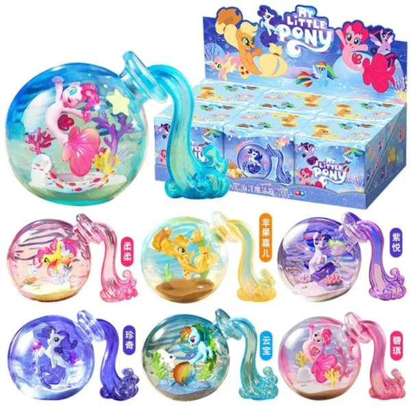 (711) Pre-order（3 days )My Little Pony Ocean Magic Bottle Drifting Bottle Blind Box
