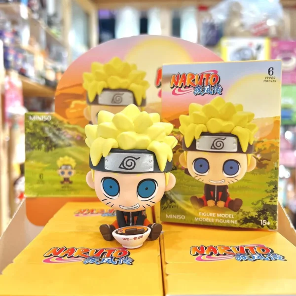 (529) Pre-order(3 days) Naruto Shippuden Sitting Series Blind Box Kawaii Cartoon Pvc Figure Desktop Home Decoration Surprise Box Collectibles Gift Trendy Toy