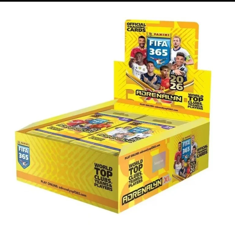 Panini 2026 Fifa 365 Adrenalyn XL Slim Box soccer cards display