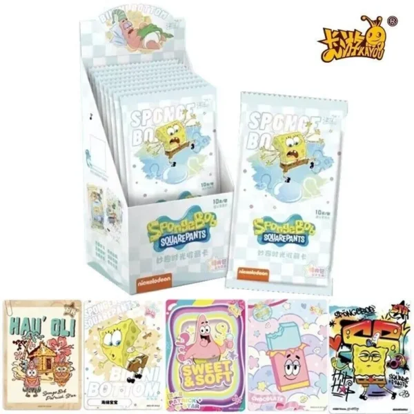 （073）Kayou SpongeBob SquarePants Collectible Cards Collectible Cards (10 Packs)