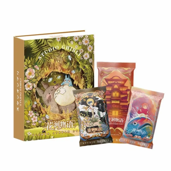 (611) Studio Ghibli Flower Streah Story Collection Card