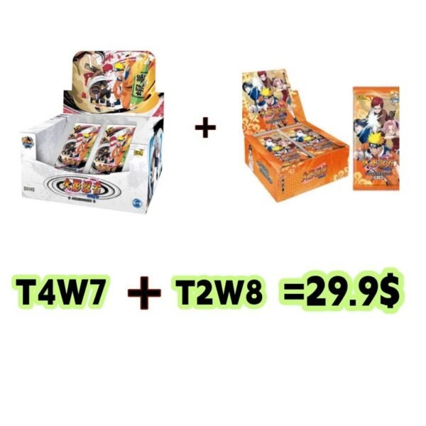 (445)KAYOU Naruto T4W7+ T2W8 Bundle Collection Card