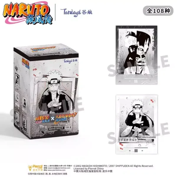 (537)Pre-order(3 days) Taniayi Naruto Hatake Kakashi Uchiha Sasuke Ninja Anime Trading Card