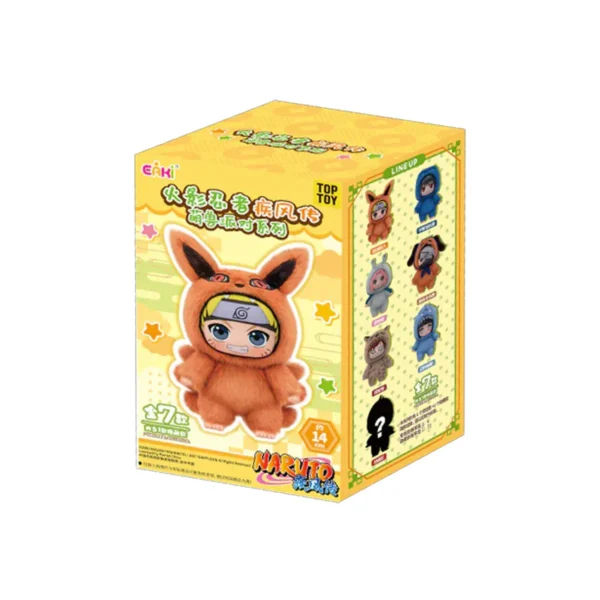 （520)Toptoy Eaki Labubu Naruto Shippuden Cute Beast Party Series Plush Dolls Handmade Jewellery Toys