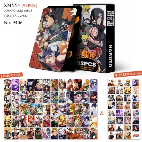 （054）Naruto cartoon anime card stickers homemade cards
