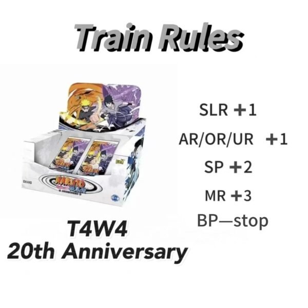 （291）KAYOU T4W4 Train—20th Anniversary Edition Naruto Card（2 BP/No SE）-NO SHIP R/SR