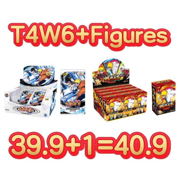 （364）Kayou Naruto T4W6 (No box)+ Burn The Will Eraser Figures Bundle NO SHIP BOX