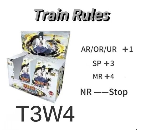 （217）KAYOU T3W4 TRAIN —Kayou Naruto collectible card-NO SHIP R/SR